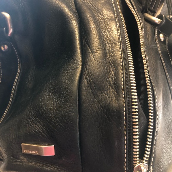 Large black leather purse, tons of pockets. - Picture 3 of 3